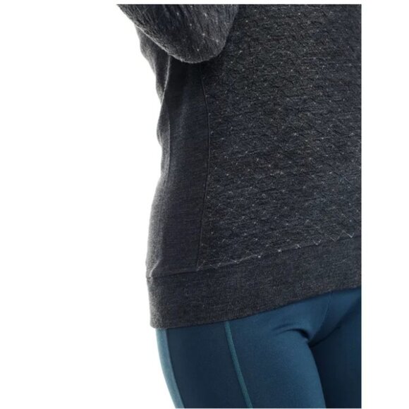 Icebreaker Merino Wool Affinity Thermo Half Zip - Grey - Picture 15 of 16